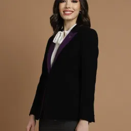 Allen Solly Black Regular Fit Blazer-image-62