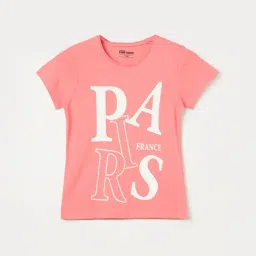 Fame Forever by Lifestyle Girls Pink Regular Fit T-Shirt-picture-41