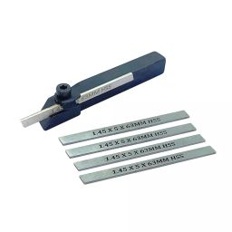 A.D INTERNATIONAL Mini Cut off Parting Tool Holder with 4 Spare Blades, 10 mm Square Shank for Unimat, Seig, Emco, Proxxon's, Grizzly Small Lathes, JQ-VOR1-5JKL-image-14