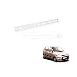 Auto Pearl O.E Type Chrome Silver Car Side Beading for i10 Type 1-image-89