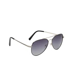 KOSCH ELEMENTE Men Aviator Sunglasses with Polarised Lens KST 23846 C2-Silver / Black-46