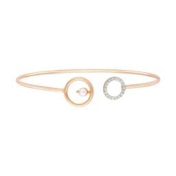 Malabar Gold & Diamonds 18k (750) BIS hallmark Rose Gold Bangle for Women, Oval Bangle-image-49