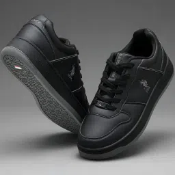 U.S. Polo Assn. Men's JAXON BLK Black Casual Sneakers-picture-17