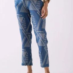 Basanti Kapde aur Koffee Blue Trouser-image-40