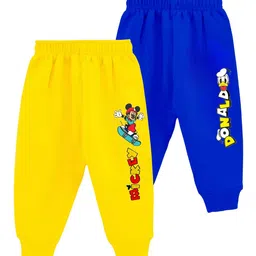FRENCH KLEIDER Infant Boys Pack Of 2 Cotton Mid Rise Joggers-46