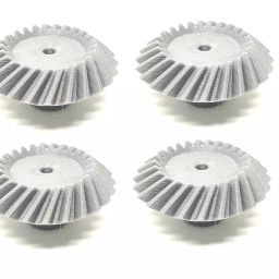 Invento ISC 1904-1B 25 Teeth 66x15mm Helical Right Hand Bevel Gear for DIY Projects-25