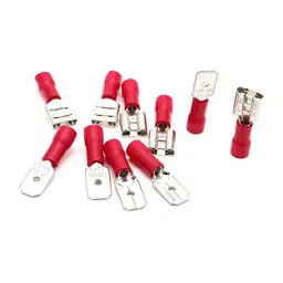 Rpi Shop Male Female Spade Bullet Wire Connector (FDD 1-250, MDD 1-250), Assorted Color (Pack of 50)-picture-47