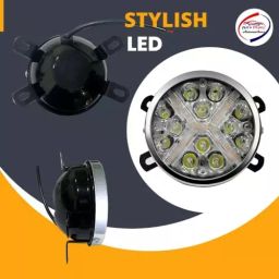Auto Pearl 12 LED DRL Metal Fog Light with Wiring Kit & Switch Compatible For Renault Kwid, Drl12LedSwiftXL_WiringKit_Kwid (Set of 2) image 5
