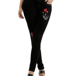 Miss Chase Black Slim Fit High Rise Jeans-picture-13