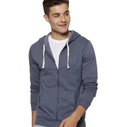 Campus Sutra Blue Full Sleeves Hoodie-picture-36