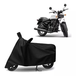 Auto Pearl Bike Cover for Royal Enfield Thunderbird 350 (Black)-image-83