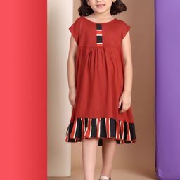 Baawri Girls Fit & Flare Casual Dress-image-97
