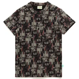 JusCubs Boys Abstract Printed Round Neck Cotton T-shirt-image-60