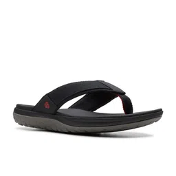 Clarks Men Black Comfort Sandals-image-7
