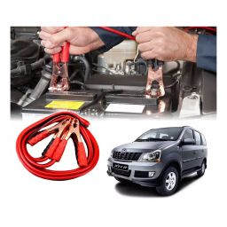 Auto Pearl 1.83 m (6 Ft) 500 A Heavy Duty Anti Tangle Battery Jumper Booster Cables for Mahindra Xylo (Pack of 2)-image-47