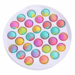 FunBlast Round Shape Pop Bubble Stress Relieving Silicone Pop It Fidget Toy (Colour May Vary)-26
