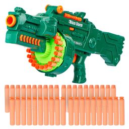 Fiddlerz Automatic Blaze Storm Soft Bullet Blaster Gun With  Soft Bullet - (Colour May Vary)-17