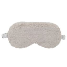 Jenna Silk Fur Plain Sleeping Eye Mask - Grey-image-79