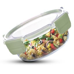 Bergner Smart Lock Borosilicate Round Food Container 950 ml-picture-1