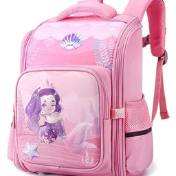 Storite Magical Mermaid Backpack for Kids Girls, Sturdy and Water-Resistant, Ideal Backpack Young Boys and Girls, Great for Birthdays & Rakhi Gifts Purple- Height 13 Inch-picture-23