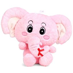 Tickles Gorgeous Big Ear Elephant Stuffed Soft Plush Animal Toy for Kids (Height 30 cm Color: Pink)-10