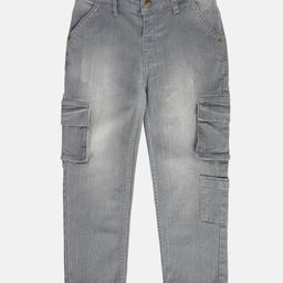 MINI KLUB Cotton Denim Mild Washed Jeans - Grey-image-43