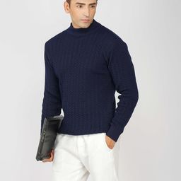 Kveto style redefined Men Cable Knit Pullover-image-55