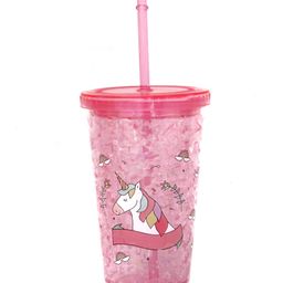 The procure Store Unicorn with Rainbow Printed Sippers Pink - 500 ml image 3