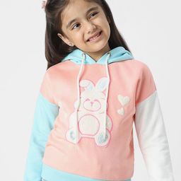 Nauti Nati Girls Colourblocked Hooded Sweatshirt-image-78