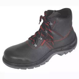 Karam Gripp Steel Toe Safety Shoes High Ankle Black Size UK 11, FS21BL(SWDAPN)-image-6