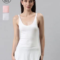 Dixcy Scott Slimz Assorted Cotton Camisole (Pack Of 3)-image-35