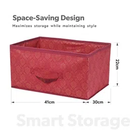 Kuber Industries Maroon Set of 1 Regular Drawer Organiser Organisers image 2