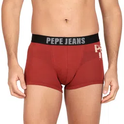 Pepe Jeans Men Maroon Solid Modern Trunk 8904311314844-21