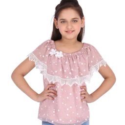 Cutecumber Kids Pink Printed Top-image-78