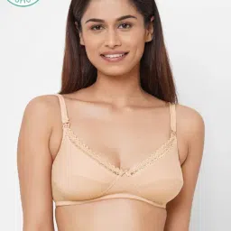 Inner Sense Beige Non Wired Non Padded Nursing Bra-picture-41