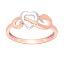 Malabar Gold and Diamonds 18k Gold Heart Ring for Women-picture-1
