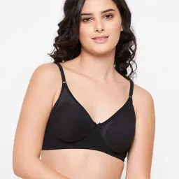 Clovia Black Non Wired Non Padded T-Shirt Bra-picture-14