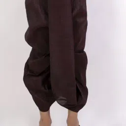VASTRAMAY Kids Brown Regular Fit Dhoti-image-2