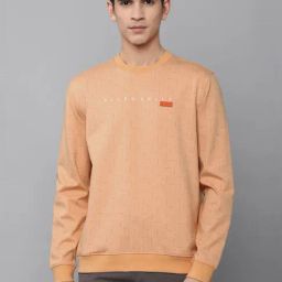 Tribe by Allen Solly Peach Regular Fit Printed Sweatshirts-image-36