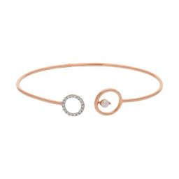 Malabar Gold & Diamonds 18k (750) BIS hallmark Rose Gold Bangle for Women, Oval Bangle-image-45