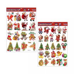 Sticker Bazaar 7.8x10.2 inch Combo 1 Christmas Foam Stickers for Art & Craft (Pack of 2)-42