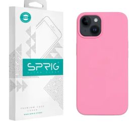 Sprig Liquid Silicone Back Cover for APPLE iPhone 14 (Pink)-image-67