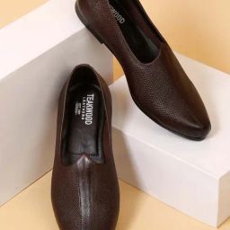 Teakwood Leathers Men's Brown Casual Juttis-picture-29