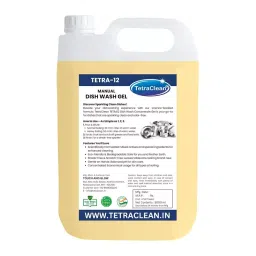 TetraClean 5 L Manual Dishwash Liquid Lemon Fragrance All Purpose Dish Cleaning, Tetra_12-picture-17
