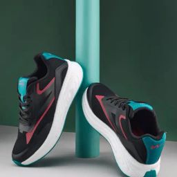 Campus Men's NITRO-BOOST, AIR-TURBO Black Running Shoes-26
