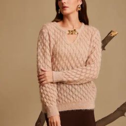 Kazo Beige Structured Sweater-picture-44