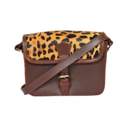 Celtic Brown Animal Effect Leather Cross Body Bag-picture-17