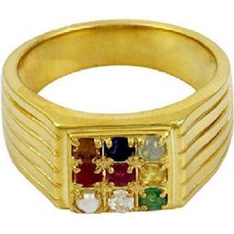 GenZcomplex Gold-Plated Brass Crystals Finger Ring-image-90