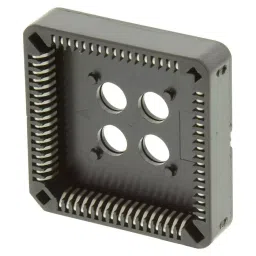 3M CONNECTOR, PLCC SOCKET, 68 POSITION, THR, 8468-11B1-RK-TP-36