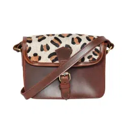 Celtic Brown Animal Effect Leather Cross Body Bag-picture-18